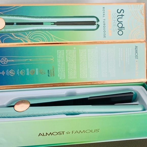 Almost Famous Studio Series Instaglam Hair Straightener (Royal Turqoise) NWT main image 6